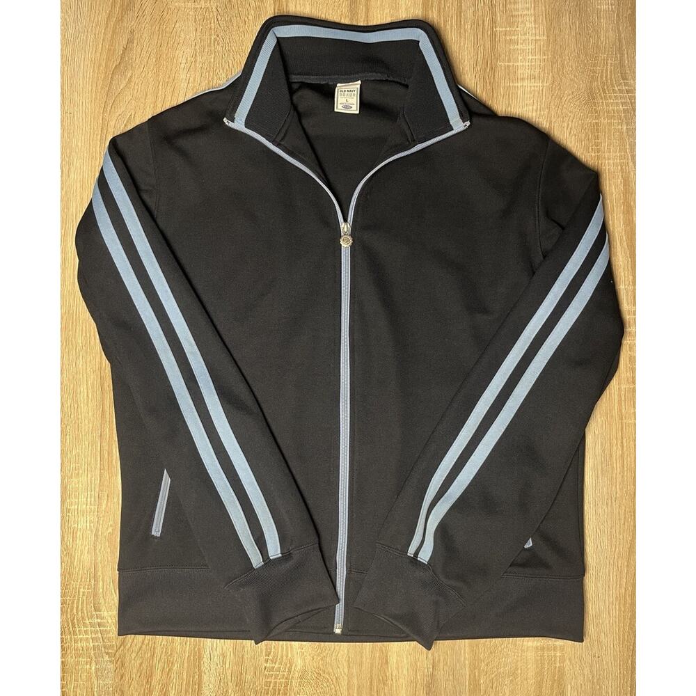 Vintage Old Navy Jacket Black Blue Y2K Era Tag